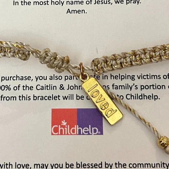 My Saint My Hero A Mother's Love Blessing Bracelet - Mother's Day Gift - Picture 4 of 4